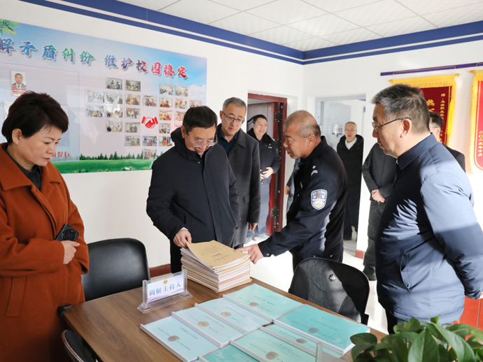 自治区教育厅检查组莅临我院开展校园安全专项检查