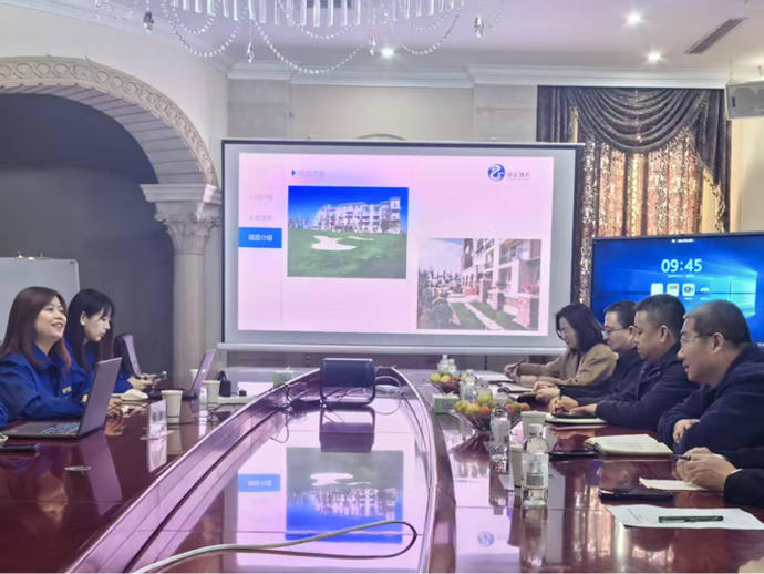 李平院长带队到君正地产推进访企拓岗工作