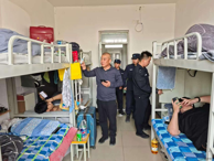 后勤保卫处联合学生工作部邀请属地公安开展宿舍安全大检查活动