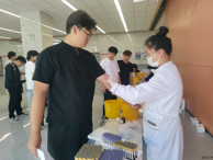 学生工作部有序开展2026级新生入学体检工作
