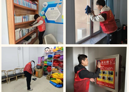 学雷锋主题活动 | 2026年乌海职业技术学院“学雷锋志愿服务月”从美化校园环境开始！